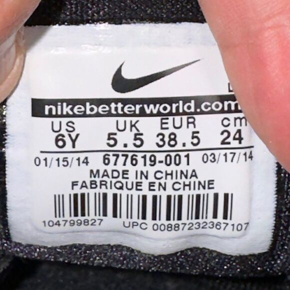 Nike Kobe 9 EM GS 'Floral' Basketball Sneakers 677619-001 Youth 6 Women's 7.5 - Picture 10 of 11